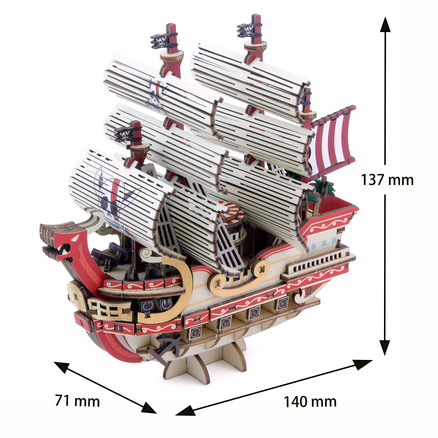 Wooden Art ki-gu-mi ワンピース レッドフォース号 – JUMP SHOPオンライン