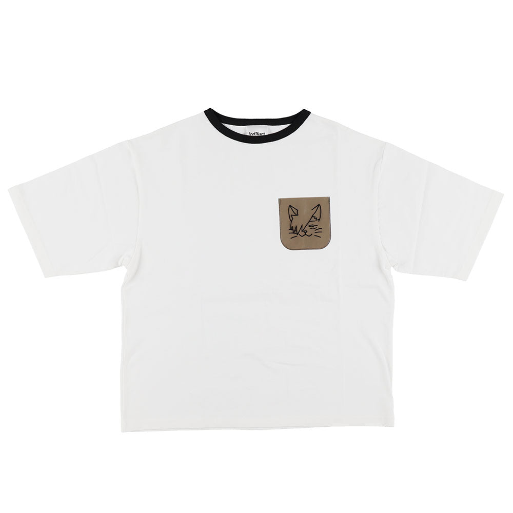 ハイキュー!! キャンディカラークリアポケット付きTシャツ　クロオネコ　L
