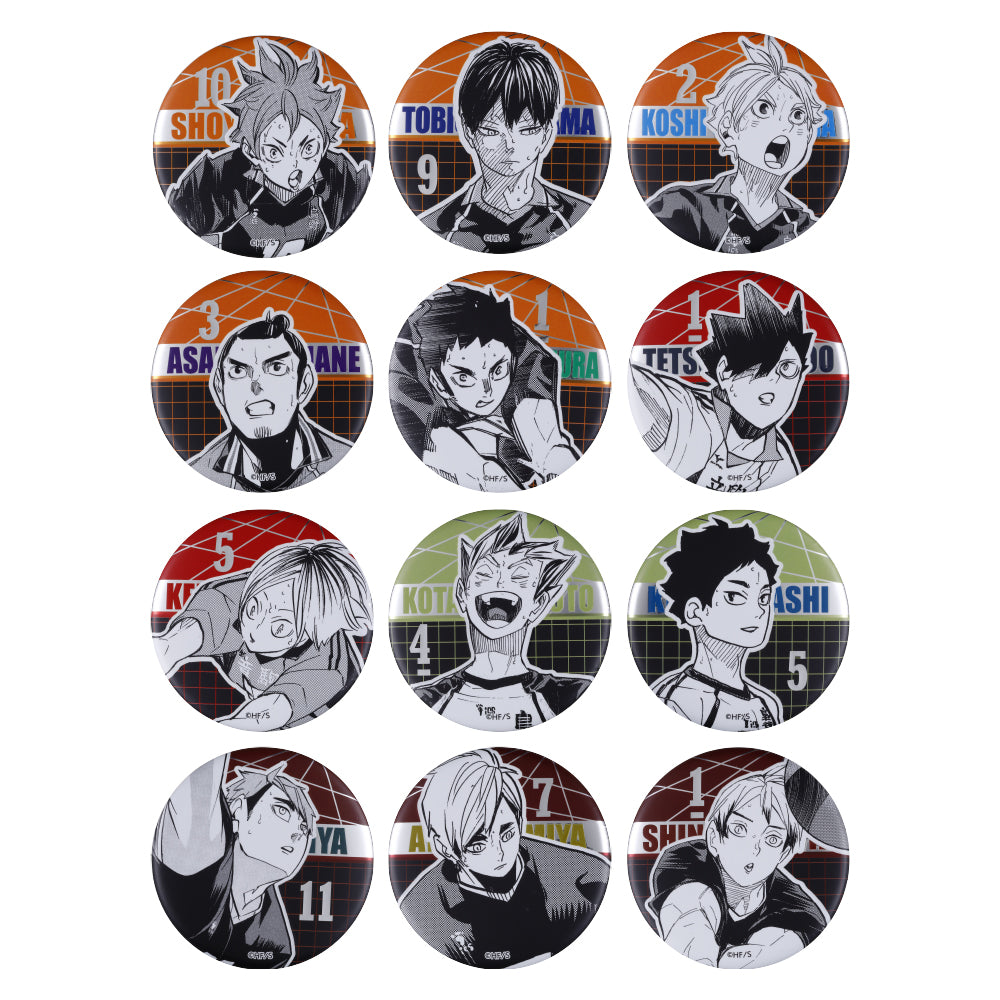 『ハイキュー!!』デコレクション缶バッジ(R) 第2弾(全12種/ランダム1種入り)