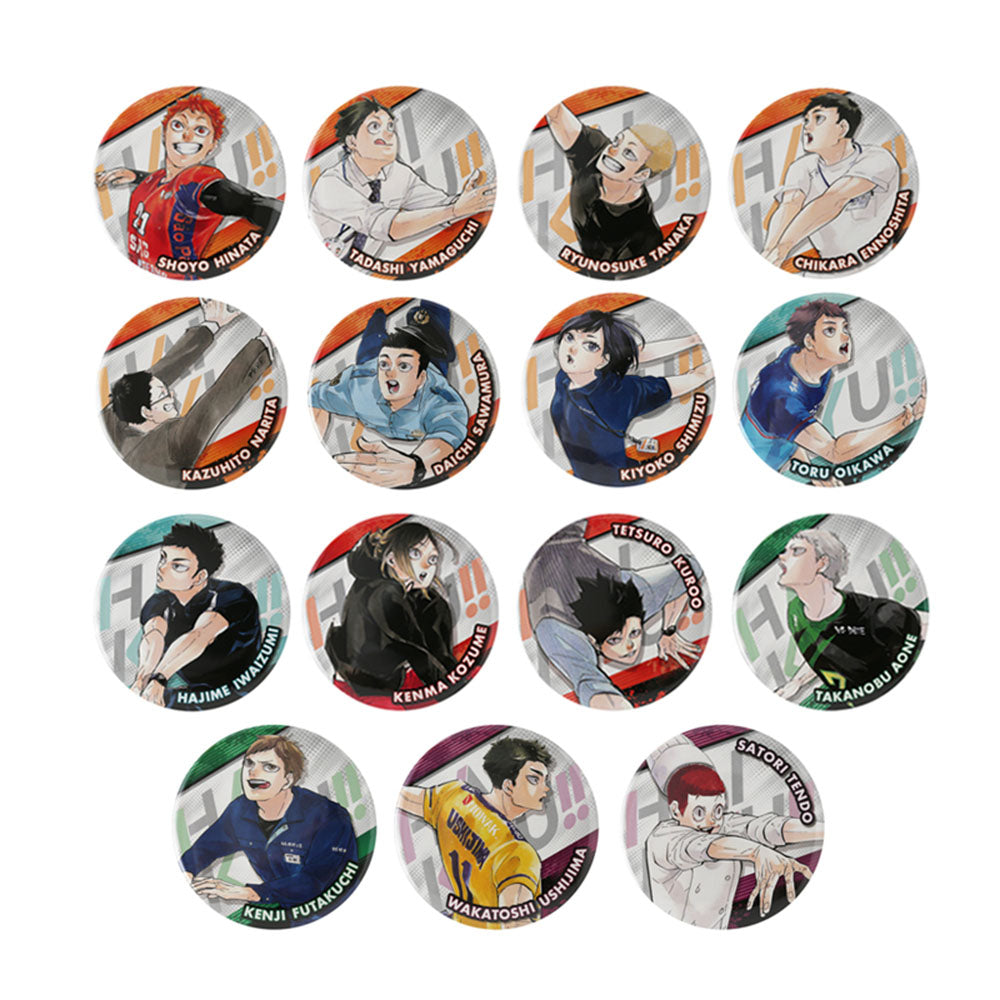 【JAS】『ハイキュー!!』コレクション缶バッジ 排-10周年Ver.- (全15種/ランダム1種入り)