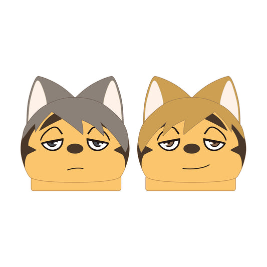 ハイキュー!!　ルームシューズ　ツムキツネ&サムキツネ