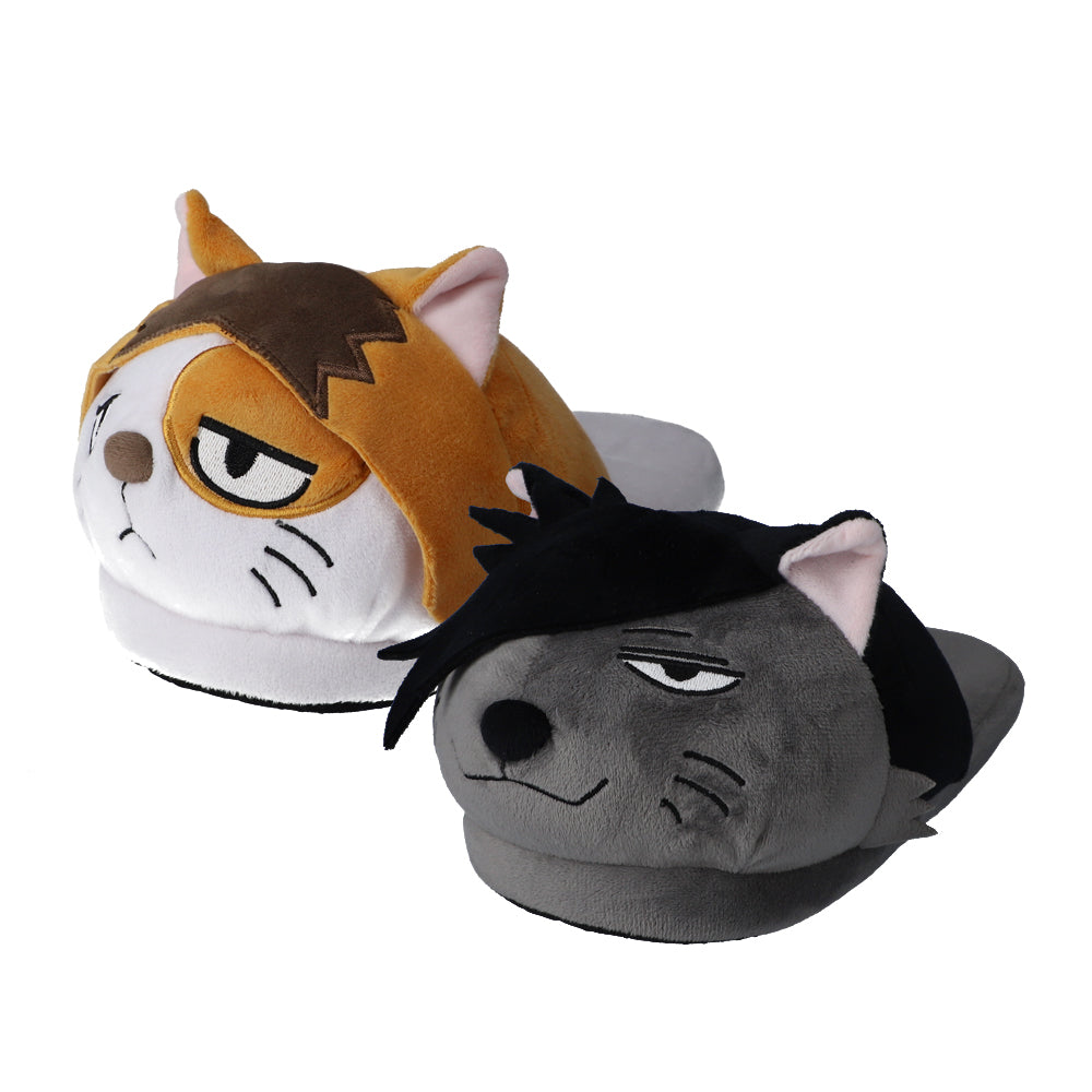 ハイキュー!! ルームシューズ 黒尾ネコ&研磨ネコ