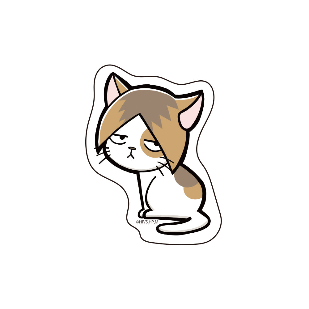 ハイキュー!! 合同練習会2021 ダイカットステッカー 研磨ネコ